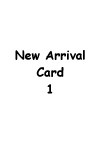 New Arrival