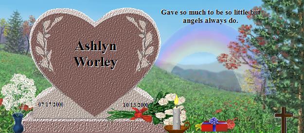 Ashlyn's Beloved Hearts Memorial